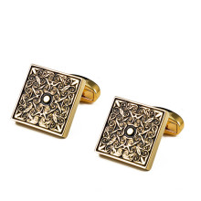 fathers day gift sets mens vintage flower gold cufflinks high quality cuff links box set wholesale